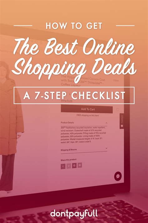 How To Get The Best Online Deals A 7 Step Checklist