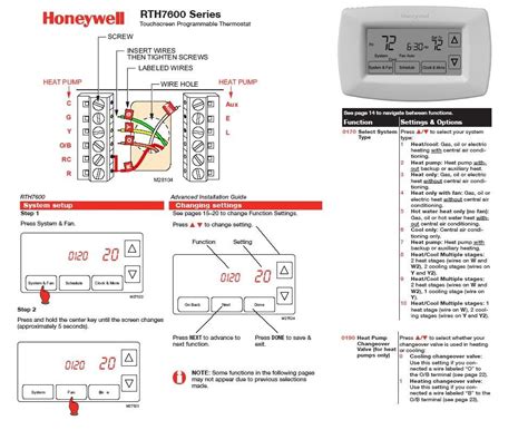 Rth Wf Honeywell Thermostats Wiring Diagrams