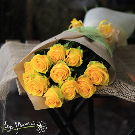 Classic Bouquet Of Yellow Roses Delivery In Sofia And The Country