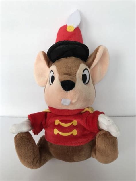 Disney Parks Dumbo Timothy Mouse Circus Ringmaster Plush Stuffed Toy 6