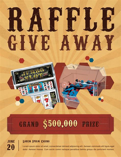 Raffle Flyer Template Free Best Business Professional Template