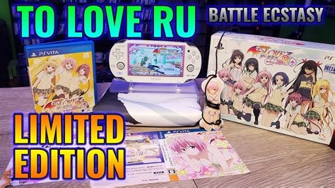 To Love Ru Darkness Battle Ecstasy Limited Edition Unboxing Gameplay