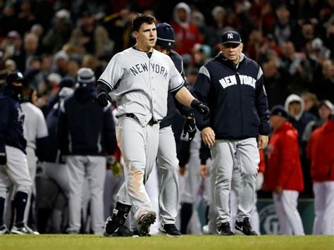 base brawl new york yankees and red sox game descends into huge fight after player gets hit by