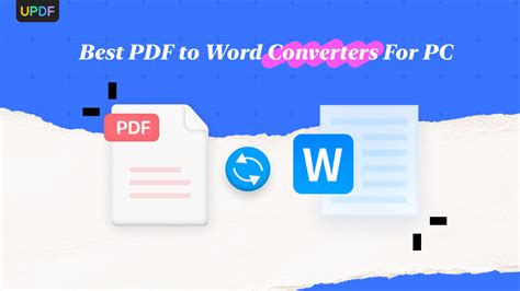 5 Best Pdf To Word Converters For Pc Updf