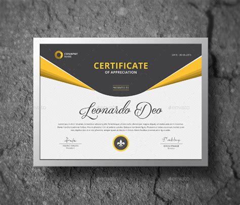 Certificates Of Completion Templates For Indesign Gertysole