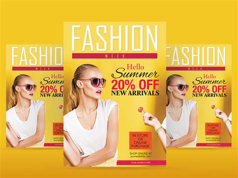 Fashion Flyer Template Psd Free Download