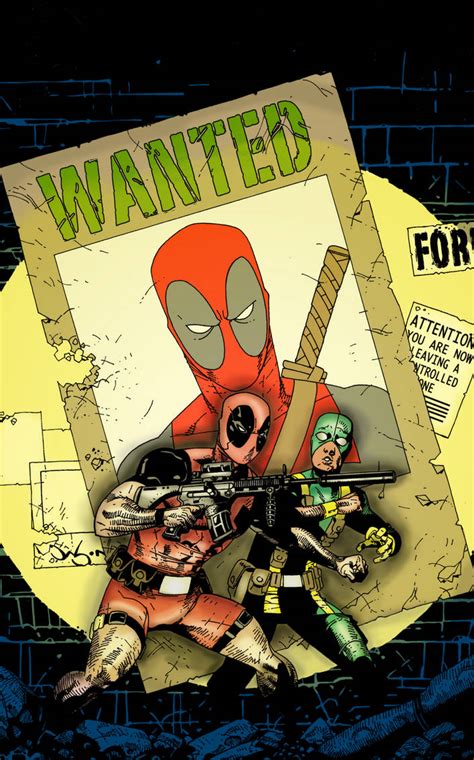 Deadpool And Hydra Bob In The Spotlight Colors By Villithorne On