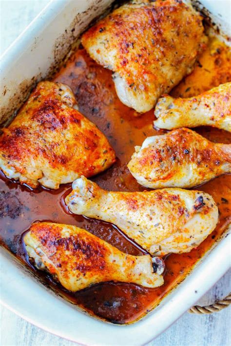 Oven Roasted Chicken Legs Thighs And Drumsticks Recipe Oven Roasted