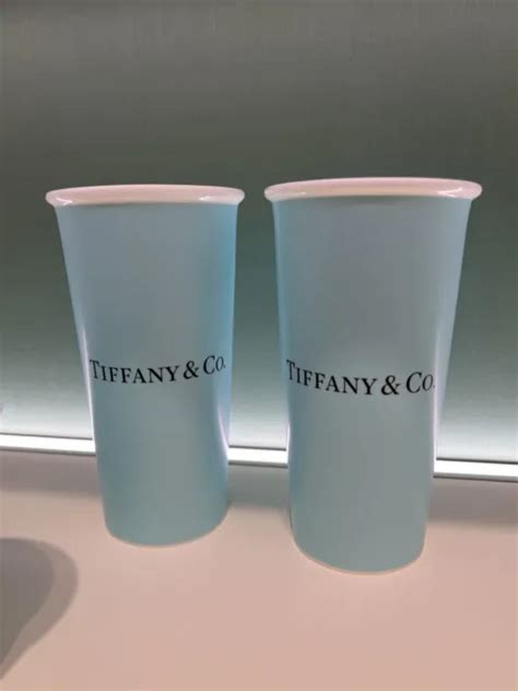 Tiffany And Co Nyc Landmark Flagship Limited Edition Xl Bone China Coffee Cups New 45000 Picclick