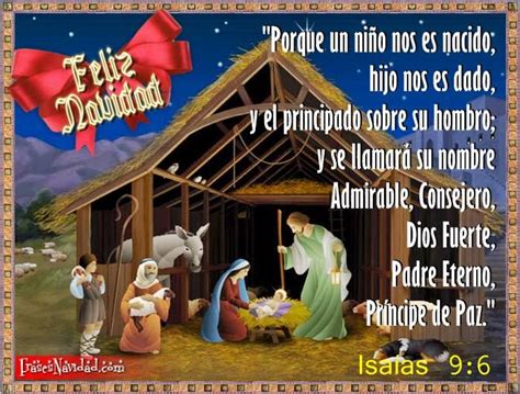 Feliz Navidad Con Citas Bíblicas Del Nacimiento De Jesús Para Irnos