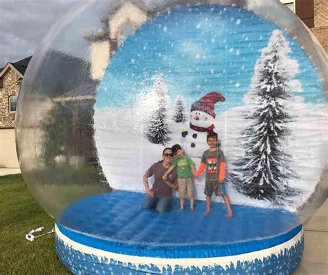 Human Snow Globe Rental Reserve Now For The Holidays Dallas Tx