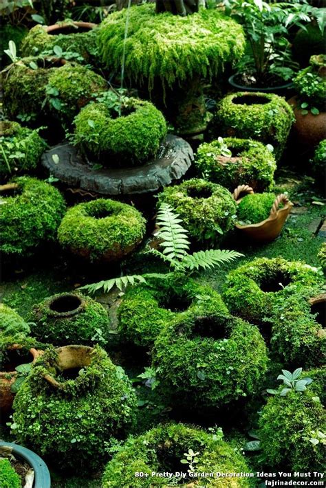 80 Pretty Diy Garden Decoration Ideas You Must Try Moss Garden