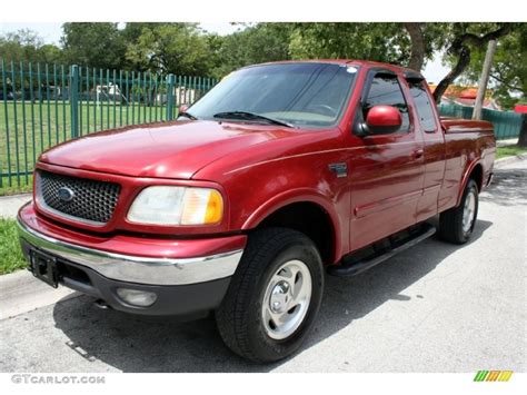 2000 Toreador Red Metallic Ford F150 Xlt Extended Cab 4x4 51242193
