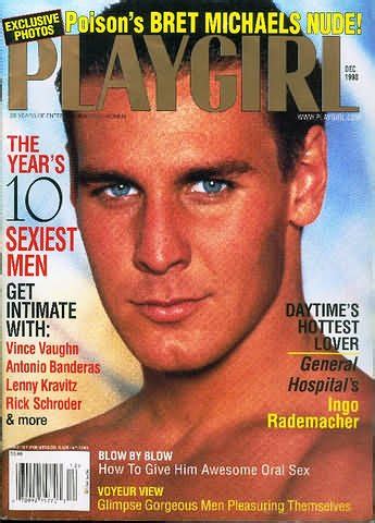 Playgirl Magazine Issue Dated December 1998 POISON S Bret Michael S