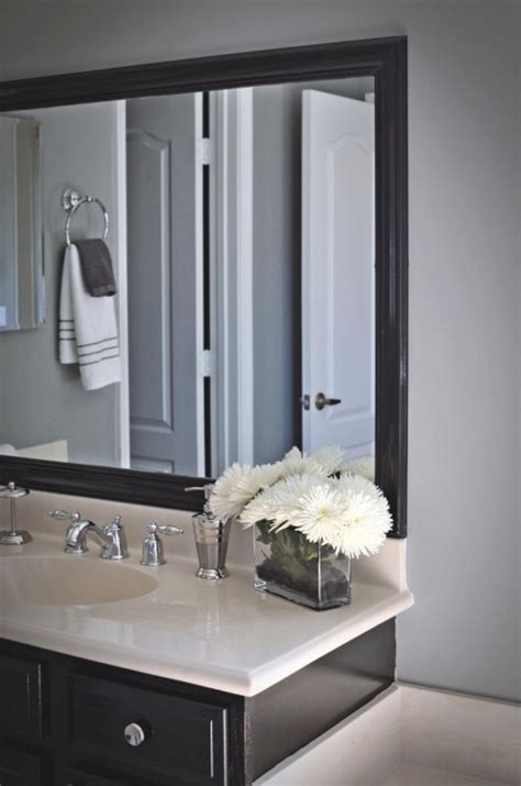 Black Framed Bathroom Mirrors Bathroom Mirror