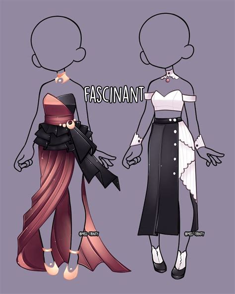 Fascinant Outfit Adopt Close By Miss Trinity On Deviantart Drawing