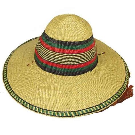African Straw Hat With Chin Strap 42 Fits 21 22 Head Straw Hat African Hats