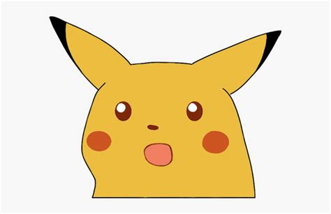 The Face Of Pikachu From Pokemon S Animated Video Game Transparent Png