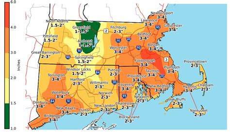 Massachusetts Noreaster How Much Rain And Strongest Winds To Expect