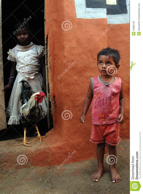 Poor Children In India Editorial Image Image 21896745