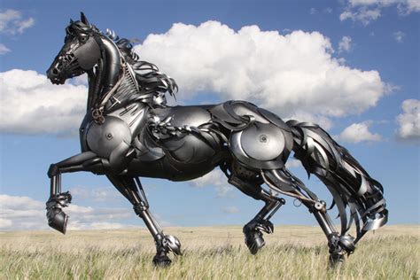 Incredible Artist Turns Scrap Metal Into Life Size Sculptures