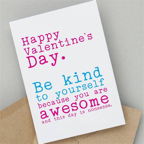 Maybe you would like to learn more about one of these? Valentine Card For Single Friends | Funny valentines cards ...