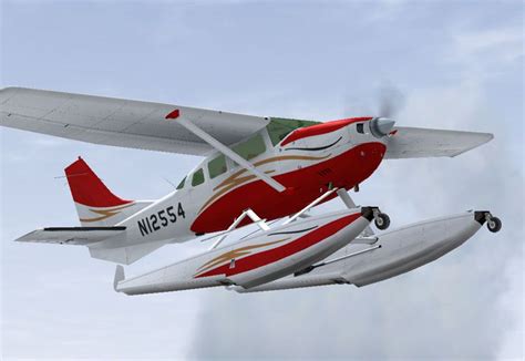 Cessna U206g Stationair Float N12554 For Fsx