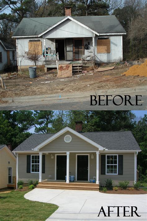 Cool Exterior House Remodel Before And After References
