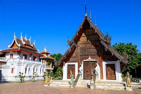 Wat Pratu Pong Buddhist Temple Lampang Thailand Stock Image Image Of