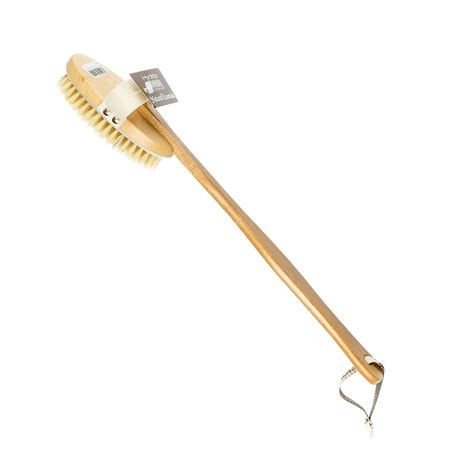 Buy Hydrea London Classic Natural Bristle Long Handle Body Brush The