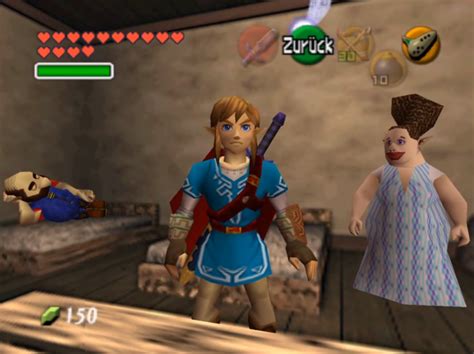 Breath Of The Wild Twilight Princess Link Modded Into Ocarina Of Time