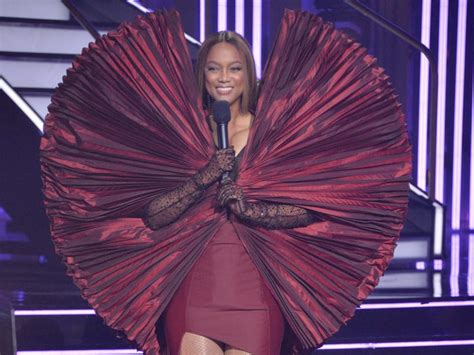 Dancing With The Stars Host Tyra Banks On Her Viral Dress