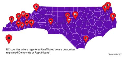 Monday Numbers A Closer Look At The Counties Where Unaffiliated Voters