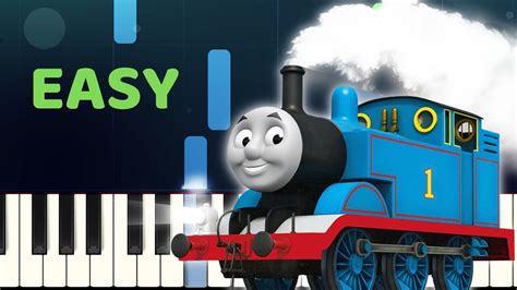 Thomas The Tank Engine Theme Song Easy Piano Tutorial With Sheet
