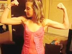 Bridget Flexing Her Biceps PornZog Free Porn Clips