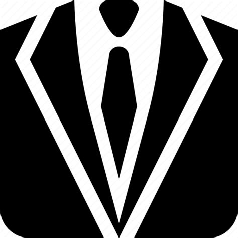 Business Clothes Coat Fashion Men Suit Tie Icon Download On