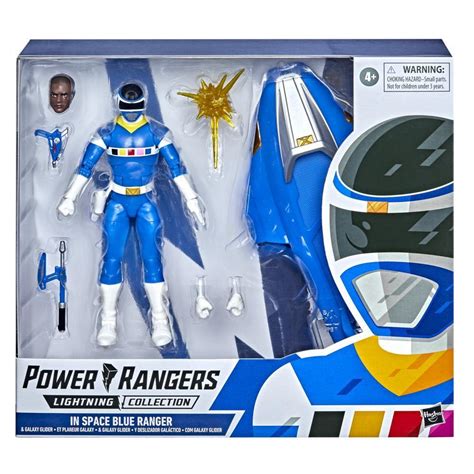 Power Rangers Lightning Collection In Space Blue Ranger And Galaxy Glider