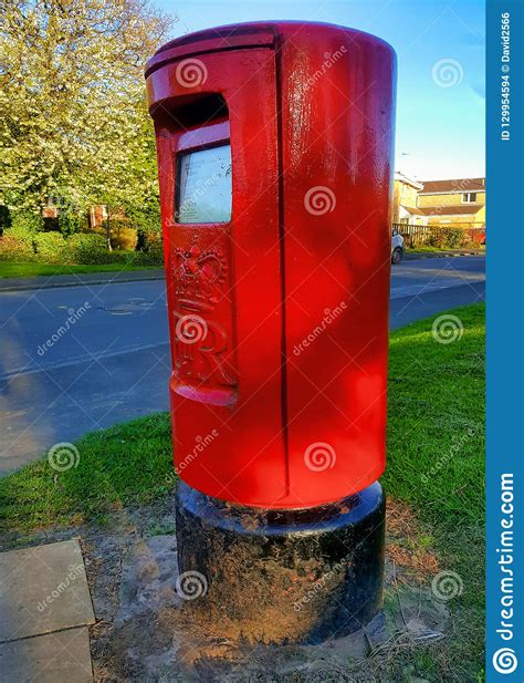 Iconic British Red Post Box Editorial Stock Image Image Of Postal