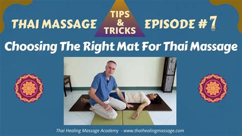 Thai Massage Tips And Tricks Part 7 Youtube
