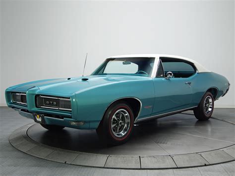 1968 Pontiac Gto Hardtop Coupe 4237 Muscle Classic Wallpapers Hd