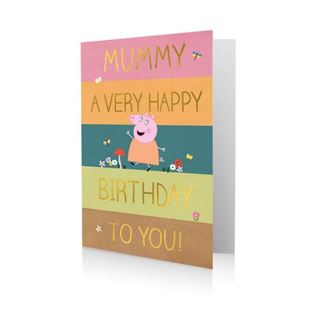 Buy Mummy Birthday Card Peppa Pig Mummy Birthday Card Mummy Birthday