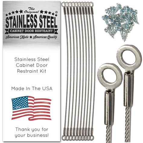 Buy 402 Brand Stainless Steel Cabinet Door Restraint Kit Made In Usa
