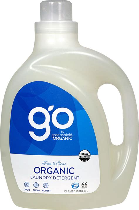 Greenshield Organic Go Laundry Detergent Free And Clear 100 Fl Oz