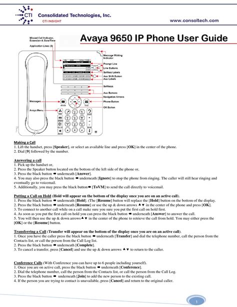 Avaya 9650 User Manual Pdf Download Manualslib