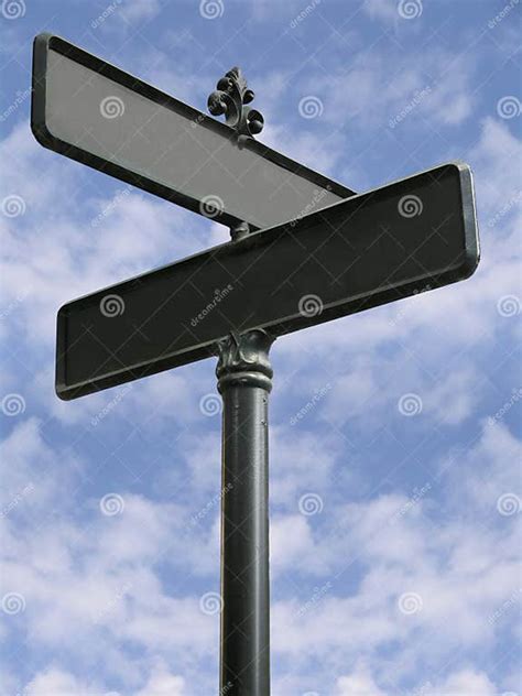 Street Sign Blank Stock Photo Image Of Guide Street 2261838