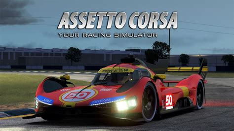 Assetto Corsa Mods Ferrari 499p Le Mans Hypercar Sebring 2021