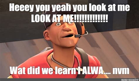 Create Meme Scout Tf2 Heavy Tf2 Scout Face Stoned Scout Tf2