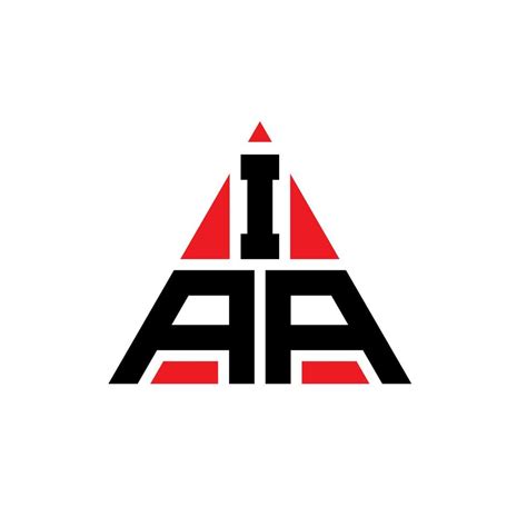 Iaa Triangle Letter Logo Design With Triangle Shape Iaa Triangle Logo