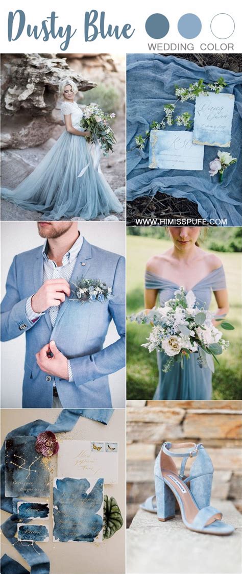 Dusty Blue Wedding Color Ideas For Wedding 2019 Hi Miss Puff