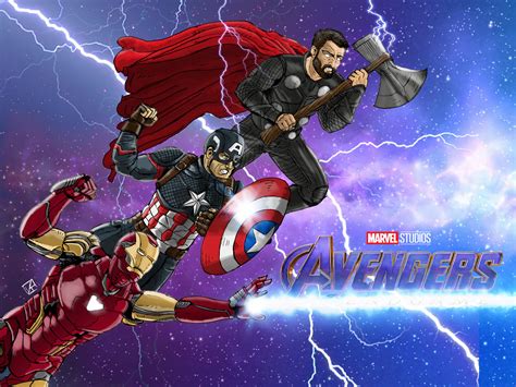Artwork Avengers Animated Wallpaper Wallpaper Hd New